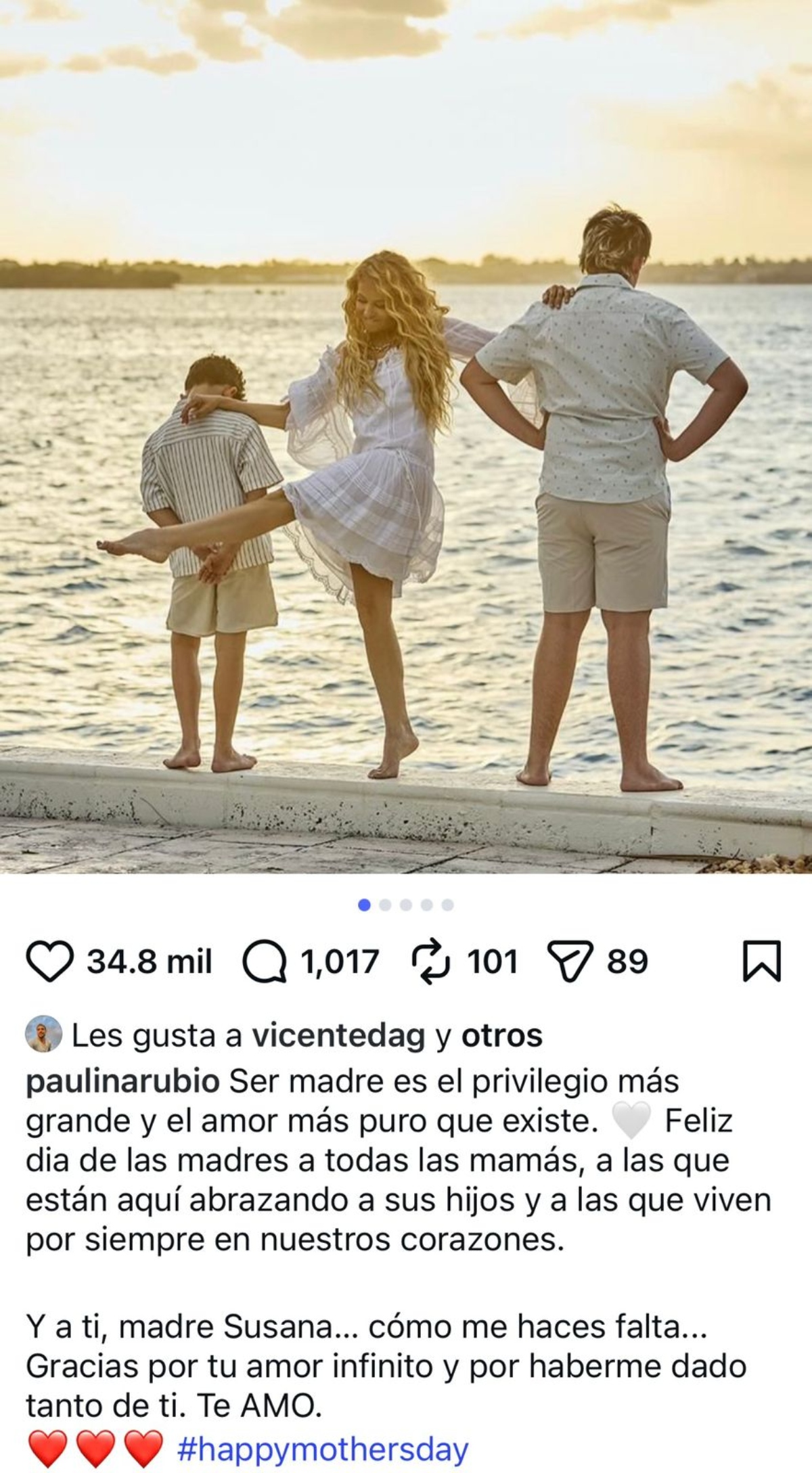 Paulina Rubio publica contundente carta por sus hijos 