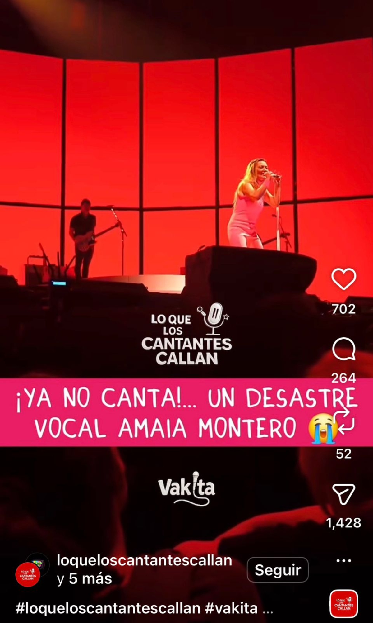 Amaia Montero da su primer concierto de regreso a La Oreja de Van Gogh