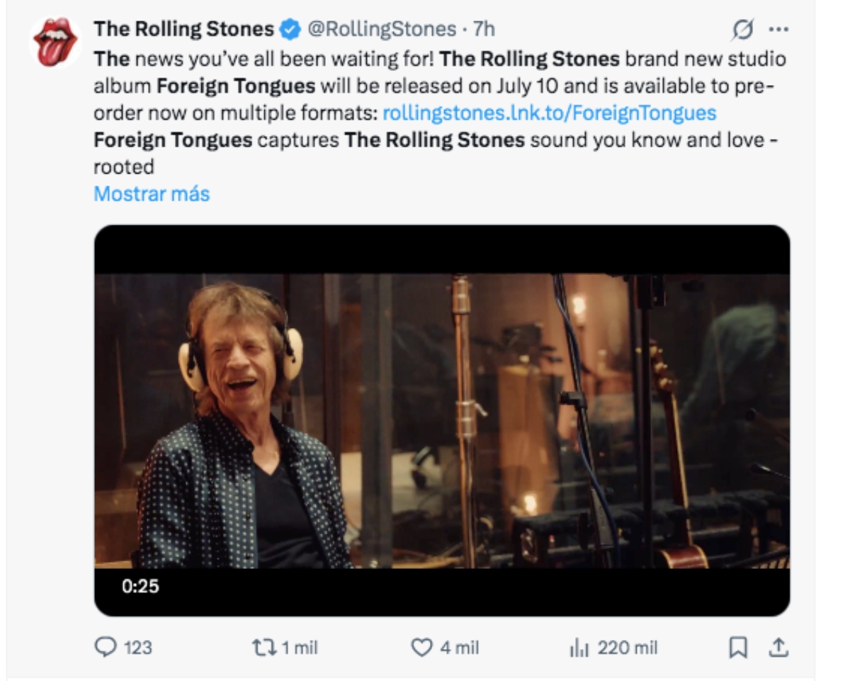 The Rolling Stones presentan su nuevo disco 'Foreign Tongues'