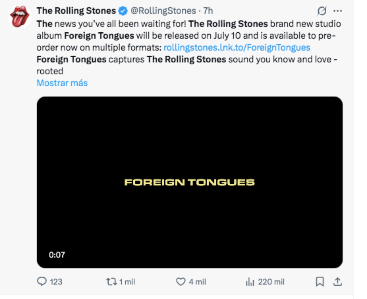 The Rolling Stones presentan su nuevo disco 'Foreign Tongues'