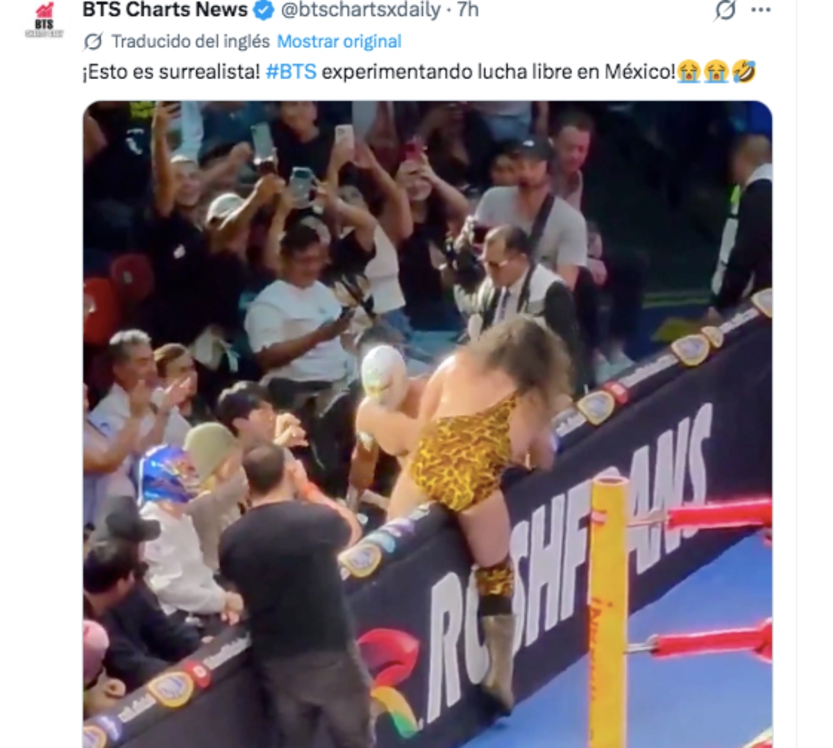 BTS in Mexican wrestling