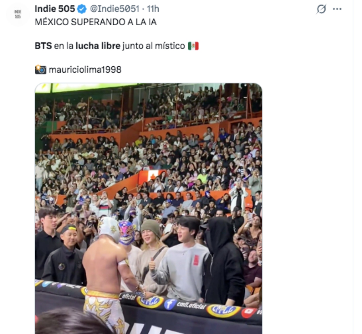BTS in Mexican wrestling