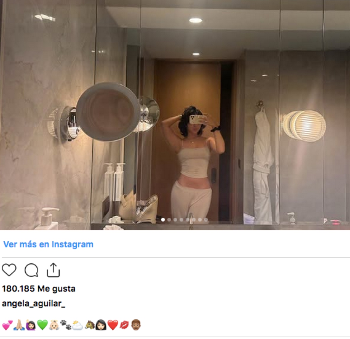 Ángela Aguilar ¿está embarazada?