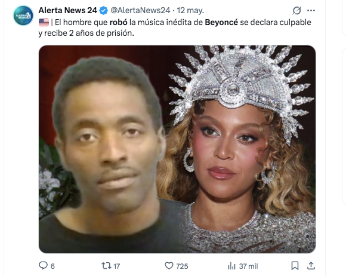 Caso del robo de música a Beyoncé