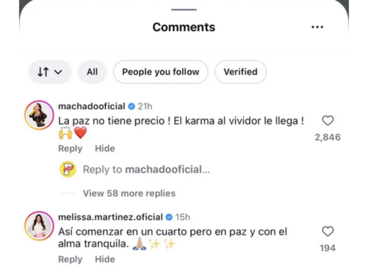 Mensaje de Alicia Machado contra el ex de Ana Patricia Gámez
