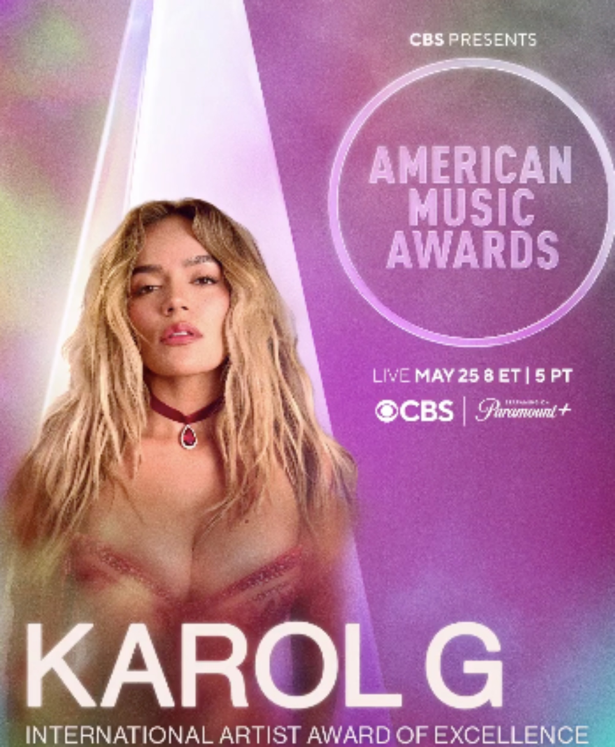 Karol G recibirá el Premio a la Excelencia como Artista Internacional