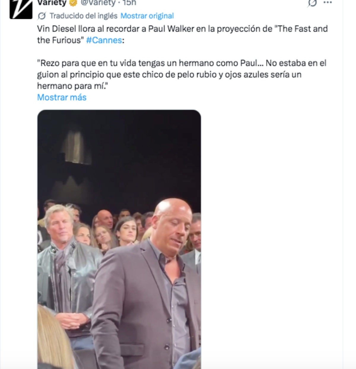 Vin Diesel se reencuentra elenco original de 'Rápido y Furioso'