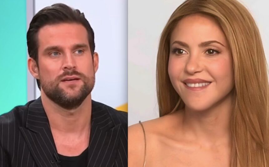 Shakira 'coquetea' con Clovis Nienow, presentador de Telemundo