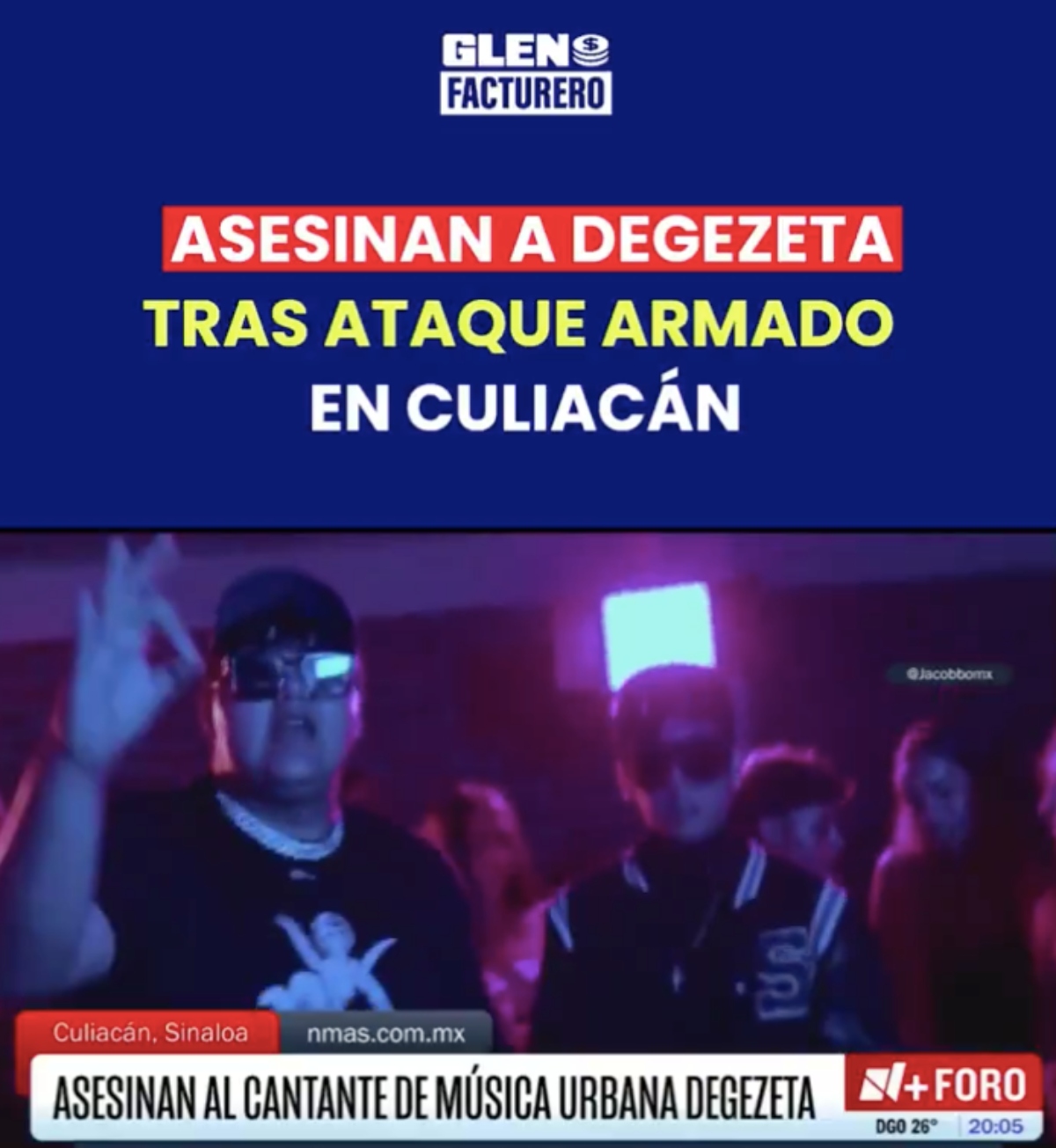 Matan en México al cantante de reguetón Degezeta 