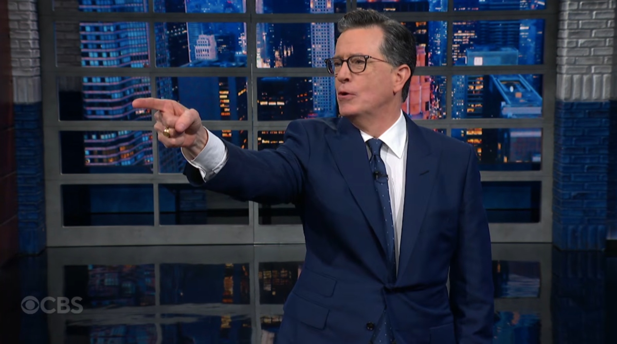Stephen Colbert goes off the air with his 'The Late Show'.