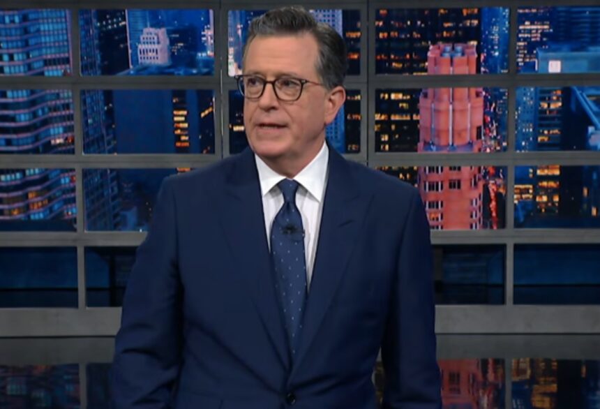 Stephen Colbert goes off the air with his 'The Late Show'.