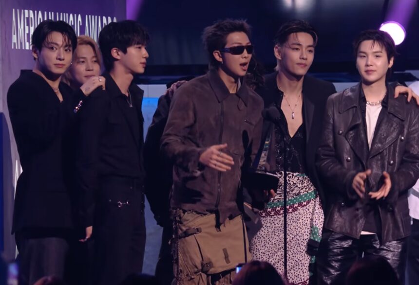 BTS gana 'Artista del Año' en los American Music Awards