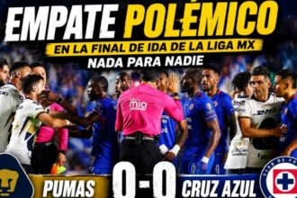 Escándalo arbitral en la final, final Cruz Azul vs Pumas, Los Jefes, QuéOnnda