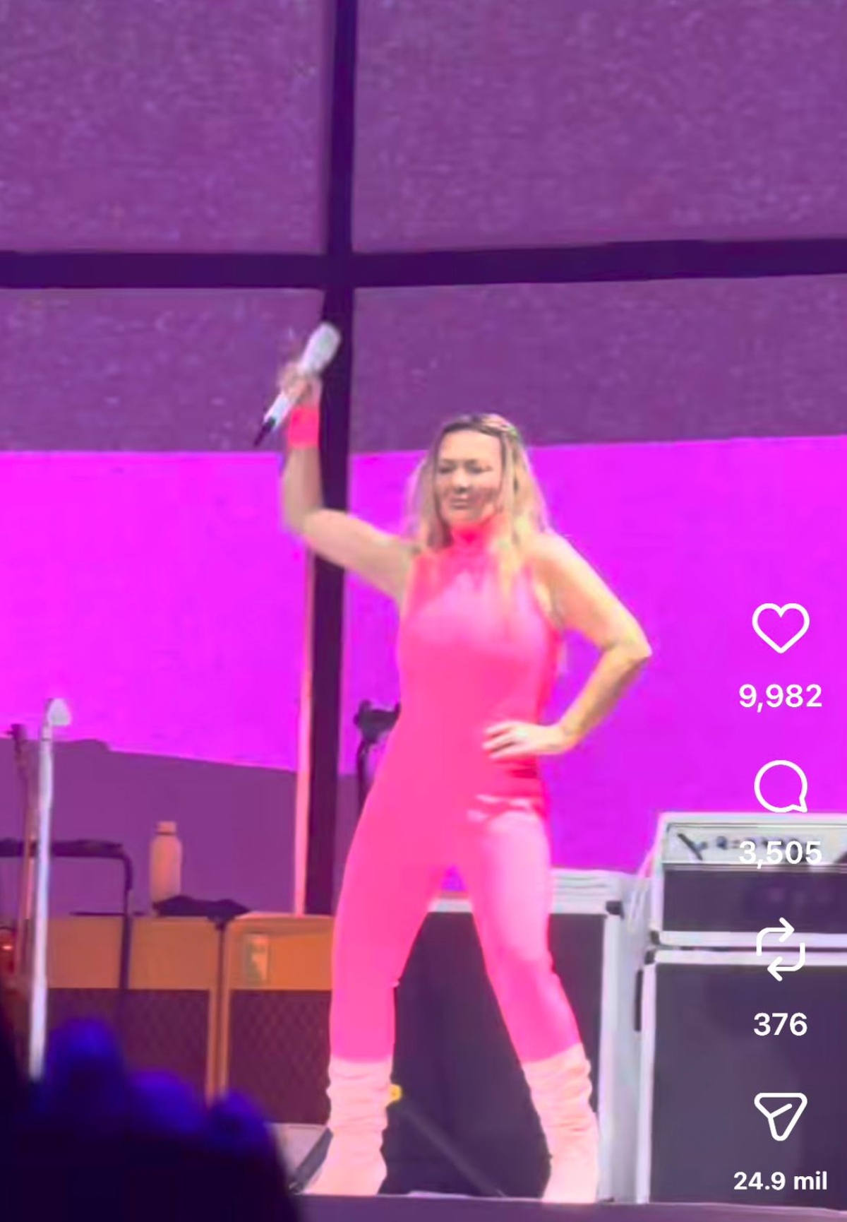 Amaia Montero da su primer concierto de regreso a La Oreja de Van Gogh