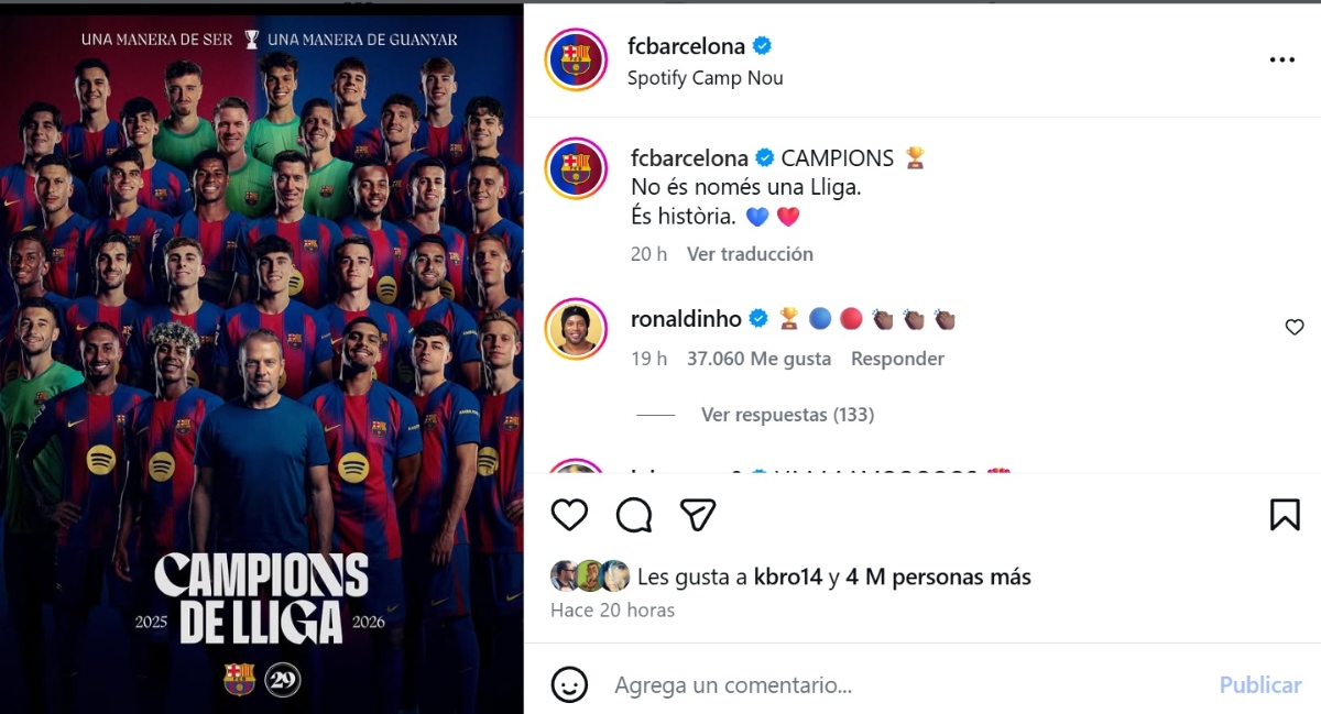 Barcelona campeón LaLiga 2026