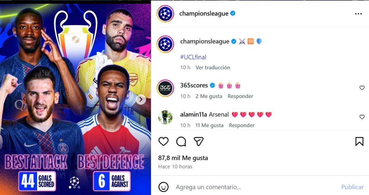 PSG favorito ante Arsenal