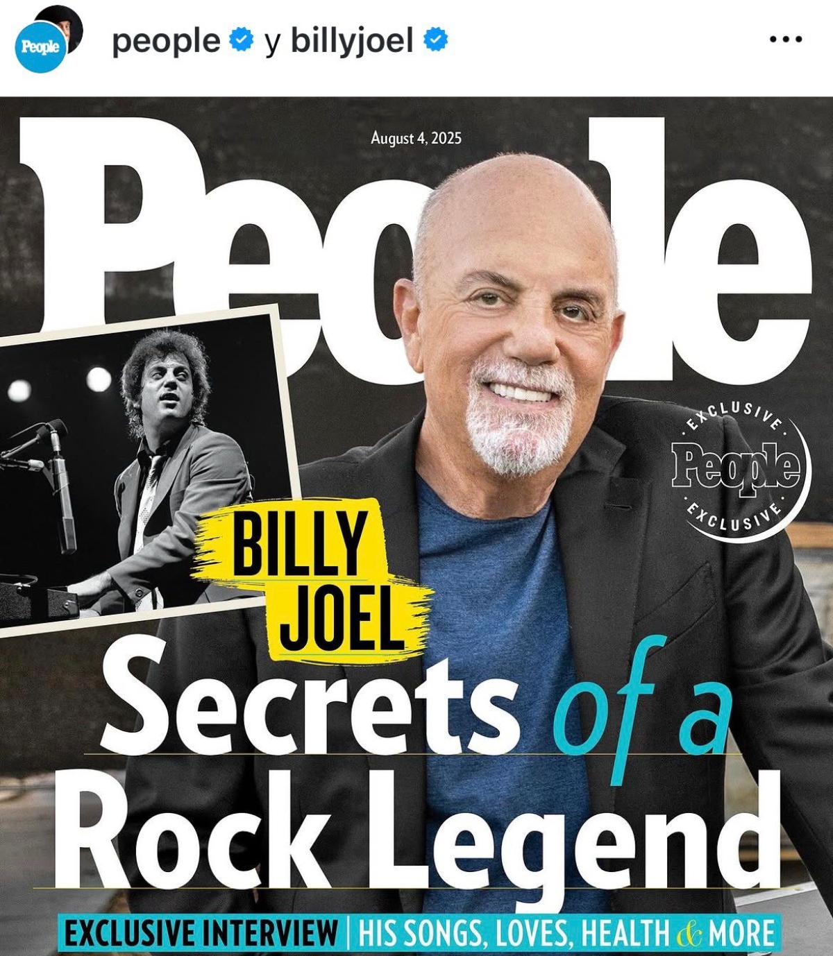 El cantante Billy Joel expresa su inconformidad por película biográfica