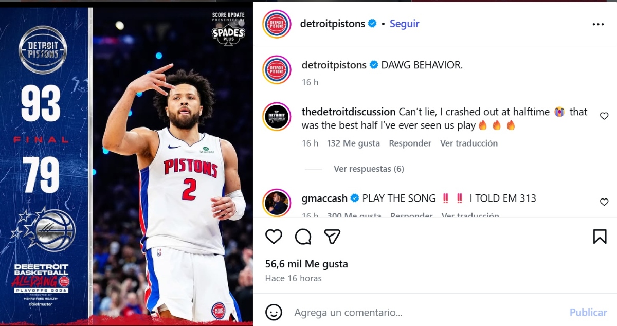 Pistons make historic comeback
