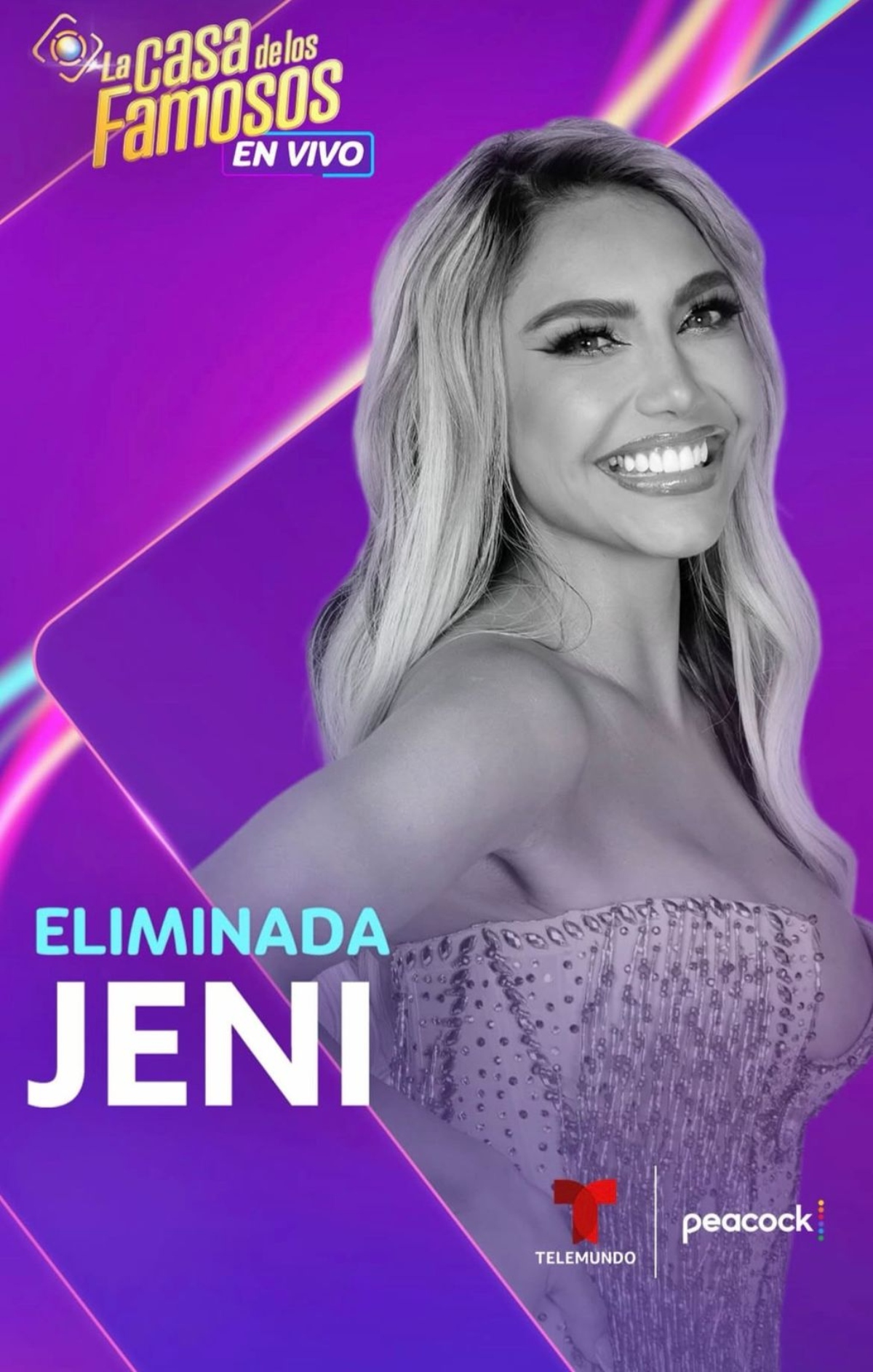 Eliminan a Jeni de la Vega de 'La Casa de los Famosos'