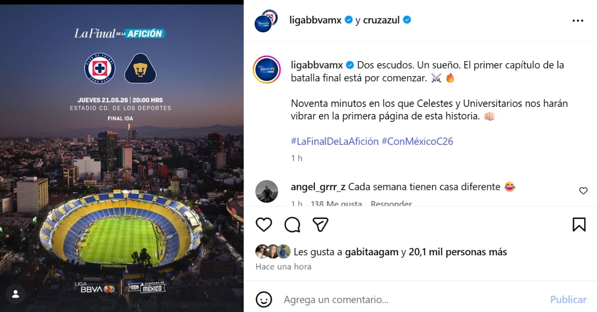 Cruz Azul Pumas final