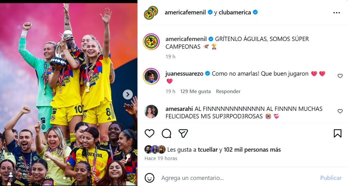 América campeón Clausura femenino
