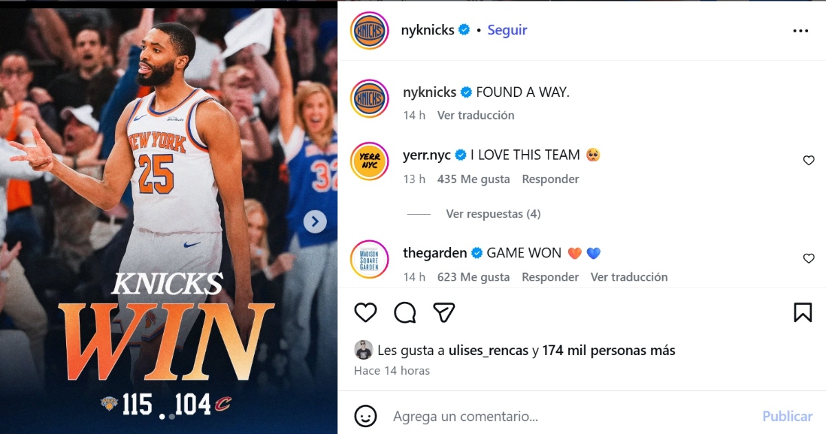 Knicks remontada histórica Cavaliers