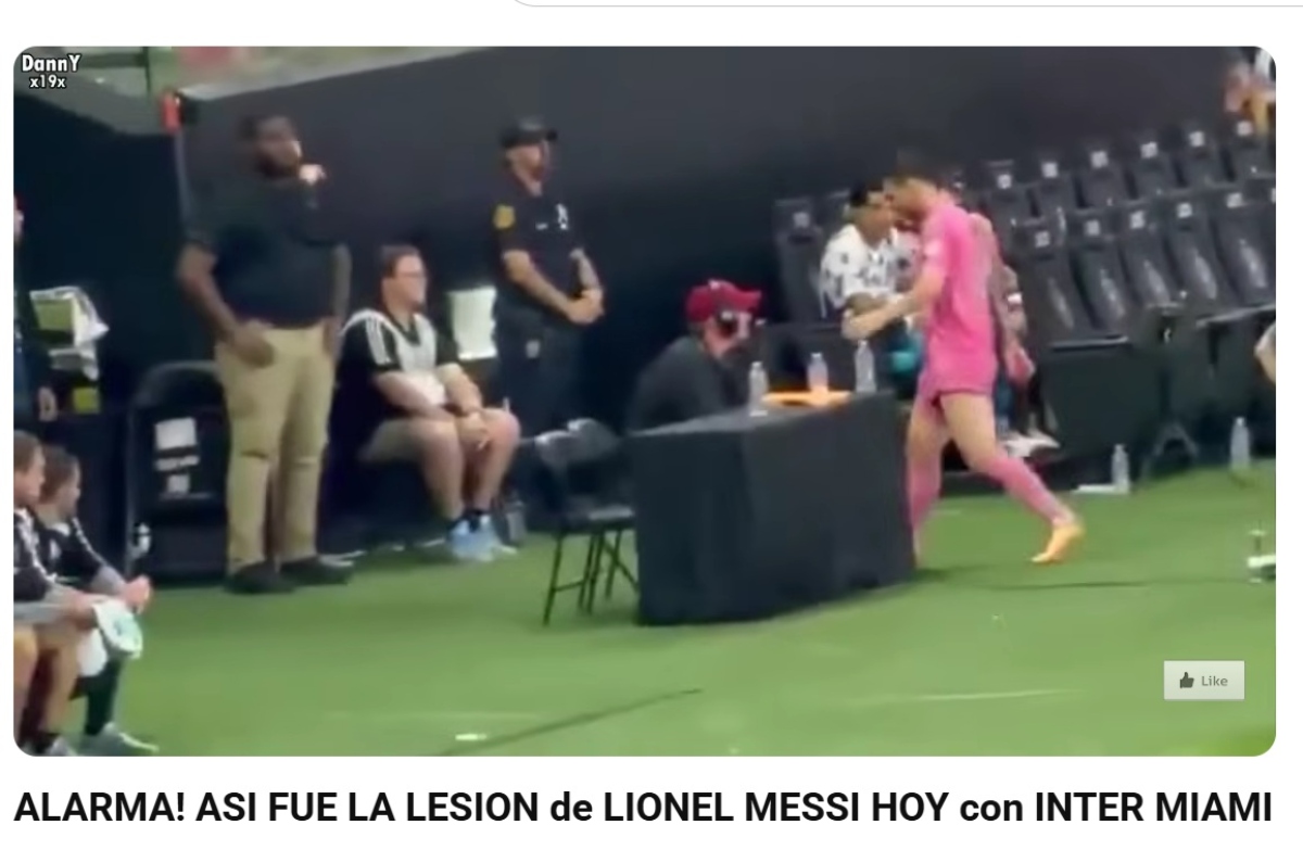 Lionel Messi World Cup injury
