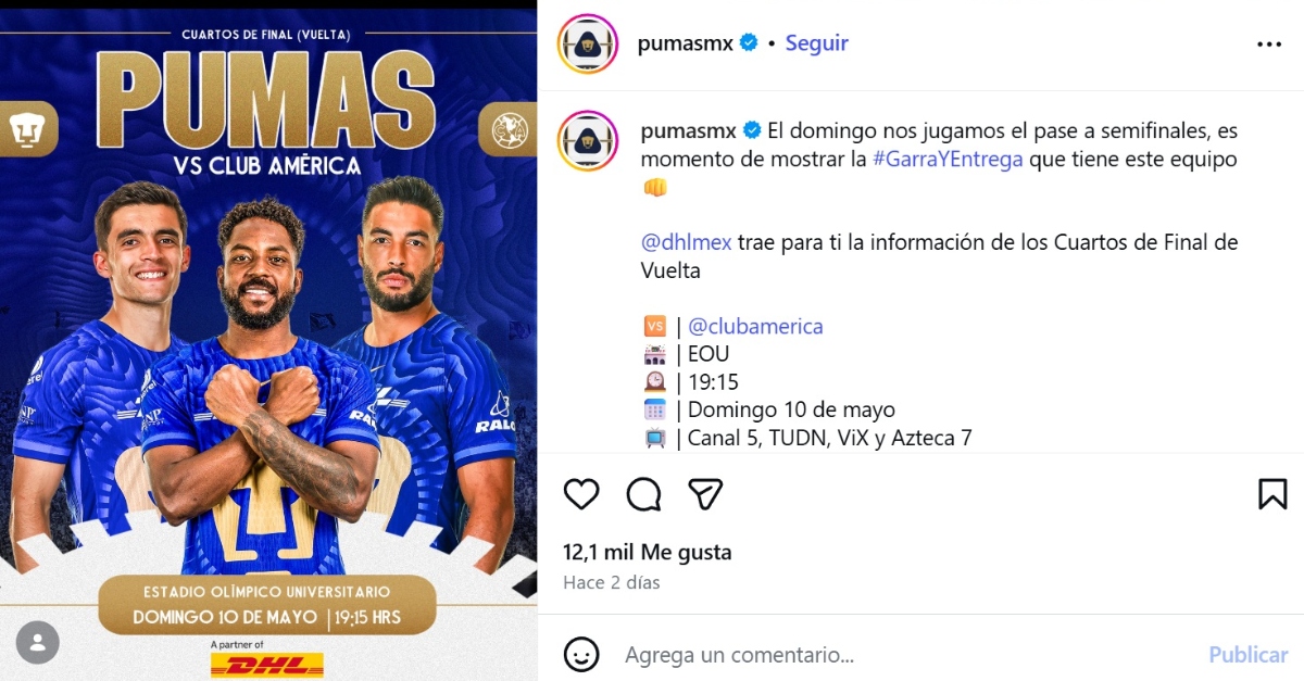 Liga MX Tigres Chivas, Pumas