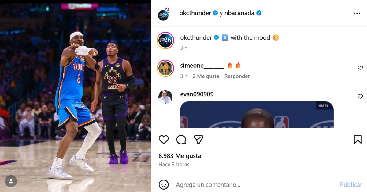 Thunder elimina a Lakers