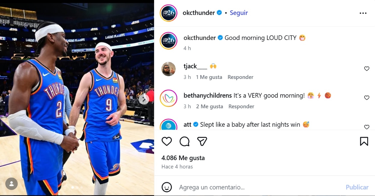 Thunder elimina a Lakers