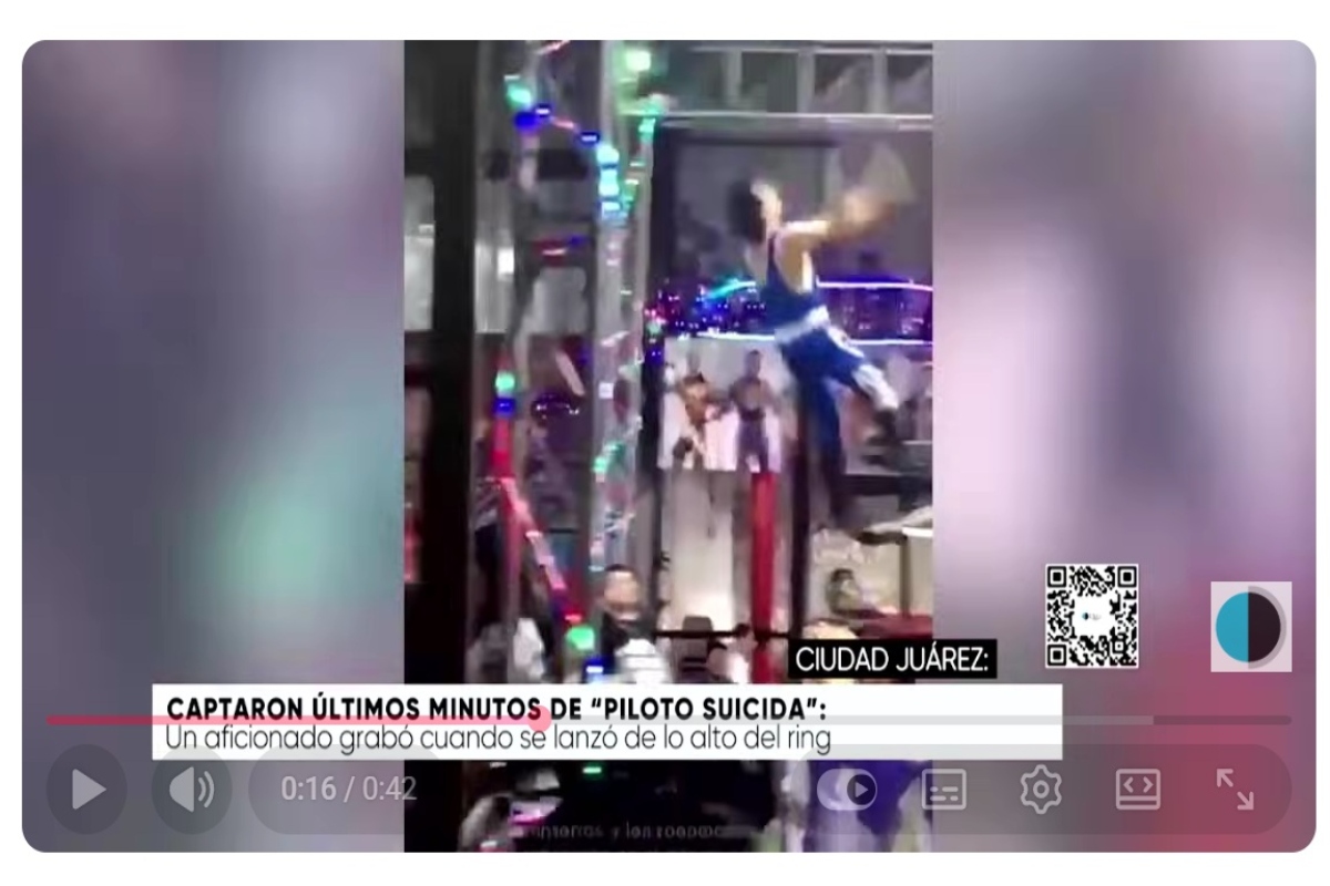 Piloto Suicida muere en función
