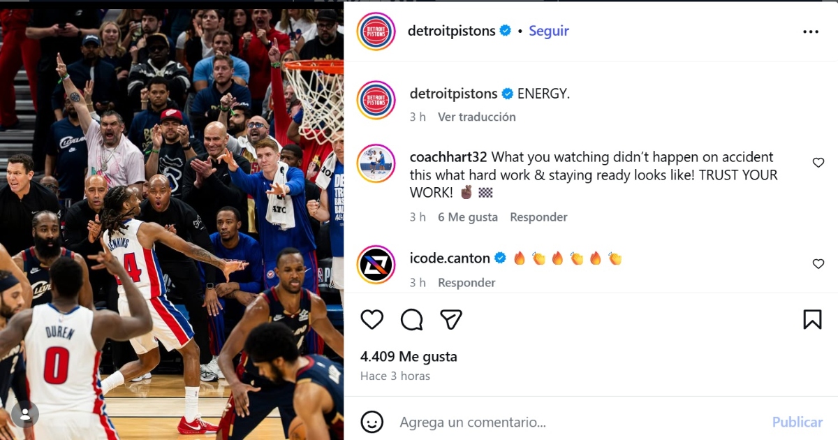 Pistons Cavaliers