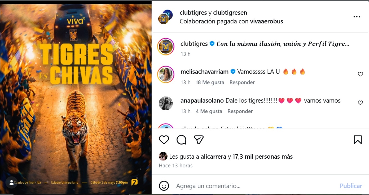 Liguilla MX Tigres Chivas