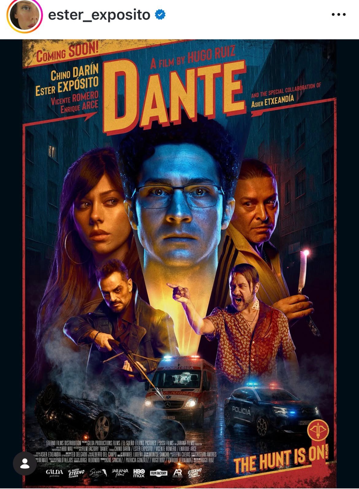 Ester Expósito habla de su película 'Dante'