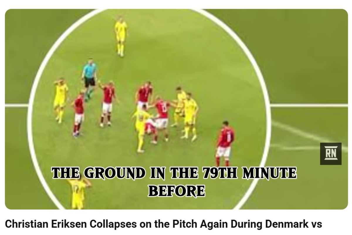 Christian Eriksen desploma partido
