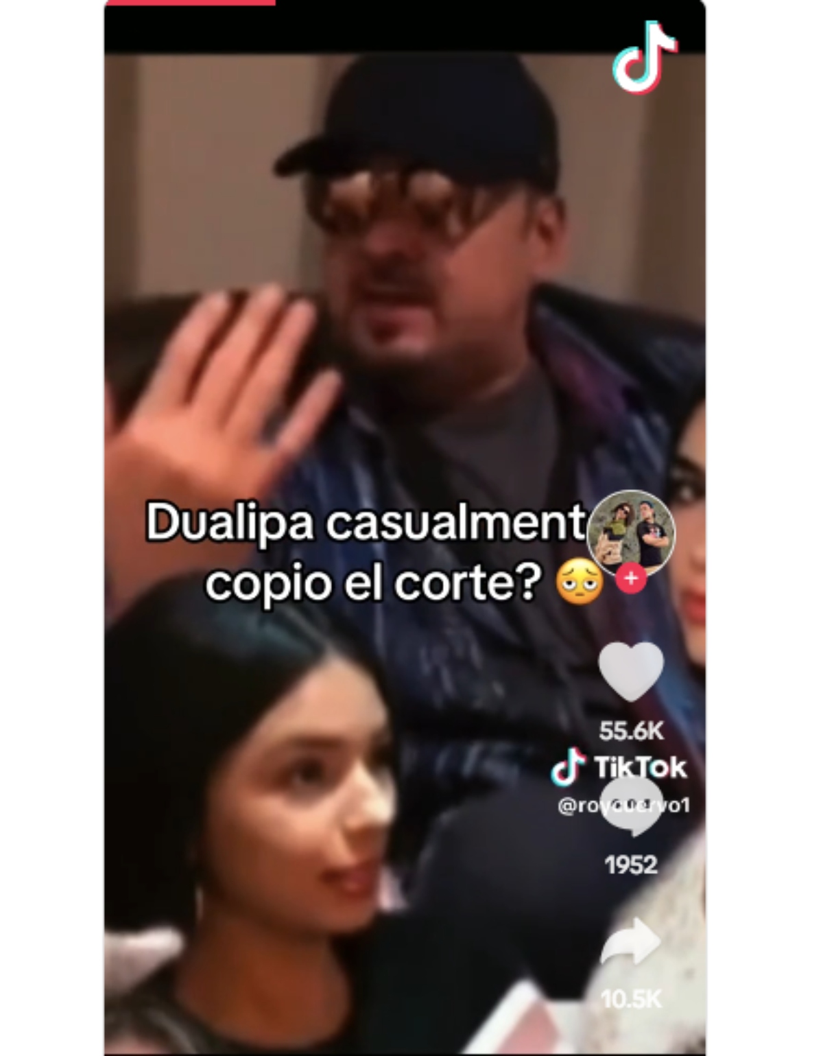 video de Ángela Aguilar asegurando que Dua Lipa le copió el look