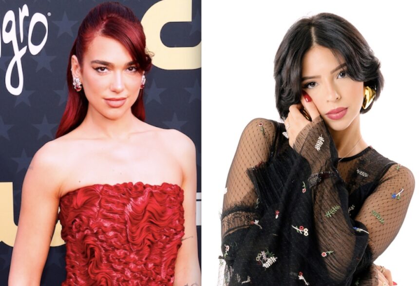 video de Ángela Aguilar asegurando que Dua Lipa le copió el look