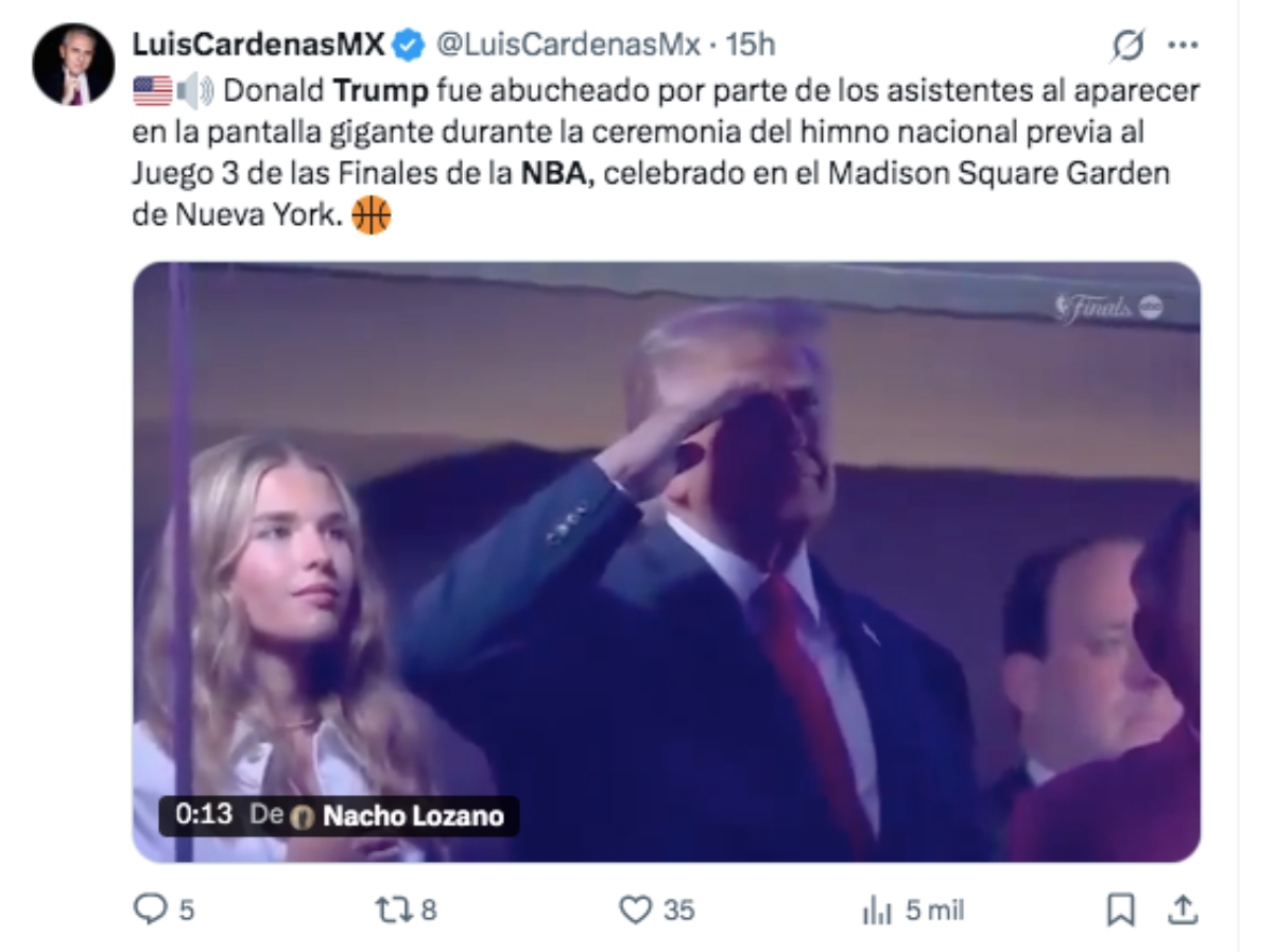 Trump Timothée Chalamet Ben Stiller asisten finales de la NBA