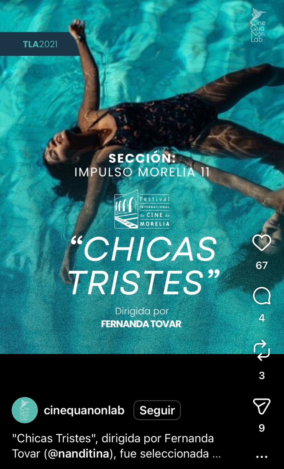 Fernanda Tovar presenta su primer película llamada 'Chicas Tristes'