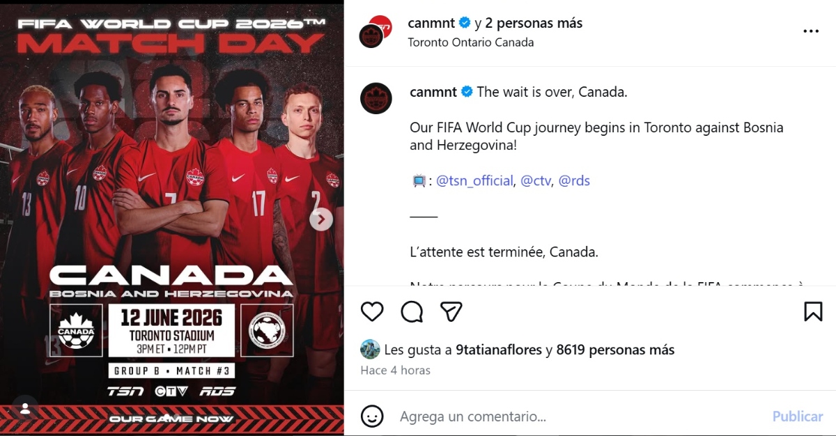Canada vs. Bosnia at the 2026 World Cup 