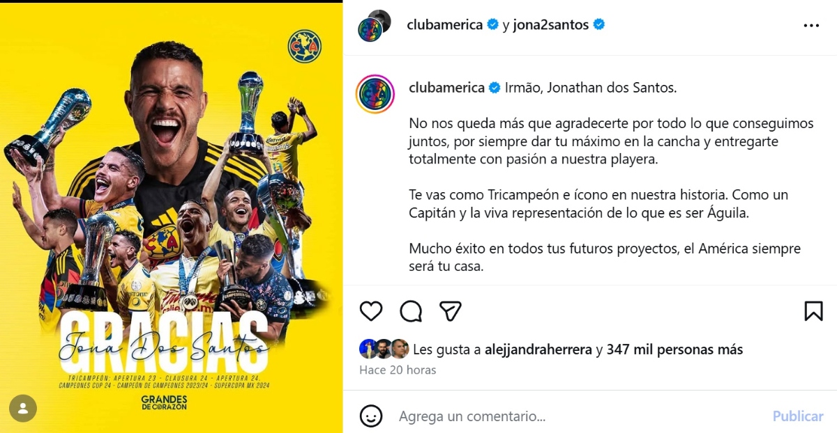 Jonathan dos Santos America